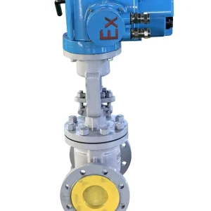 Electric Globe Stop Valve DN100 Intelligence Explosion proof 220V 380V 4 20mA Water High Temperature OEM