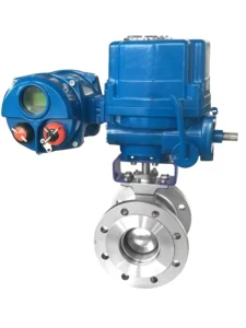 Electric High Performance Butterfly Valve Double Offset Metal Seated Valve