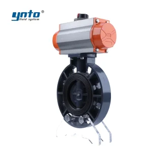 Electric Industrial UPVC 6 Inch Butterfly Valve High Temperature Water Seawater Desalination Sewage Treatment ISO Certified