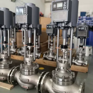 Electric Linear Control Valve Stainless Steel for High-Temperature Applications