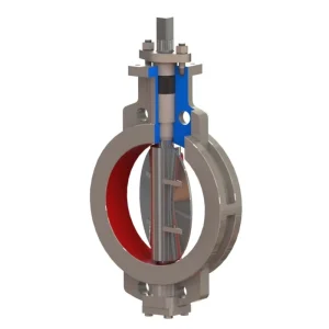 Electric Motorized / Actuated Stainless Steel Butterfly Valve On-Off / Modulating Control 4-20mA Signal Input