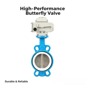 Electric Multifunctional Butterfly Valve Multiple Voltage Specifications for Water High Temperature Applications DN32 DN2000