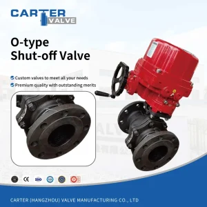 Electric O type Ball Shut off Valve Carbon Steel Threaded Electric Anti blowout Stem Fiber Medium 150lb~600lb ISO Standard