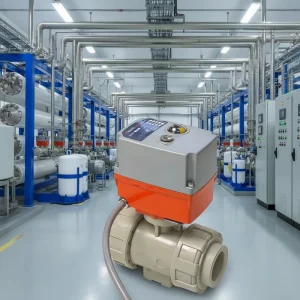 Electric PVC Brass Stainless Steel Low-Pressure Flow Control Ball Valve OEM Actuator for Smart Water