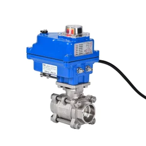 Electric PVG Ball Valve 2-Way Stainless Steel Screw Ball Valve Actuator