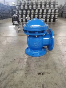 Electric Pneumatic Hydraulic Angle Controlled Mud Drain Valve Anti Clog Sewage Blow off Valve 4 Inch Port AC 220V Model JM744X