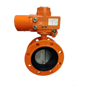 Electric Reset Flange Butterfly Valve Spring Return Fail Safe Control Valve for Fire Protection HVAC Pneumatic Control System