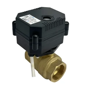 Electric Spring Return Brass Motorized Ball Valve for Automatic Water and Air Flow Quick Shut Off