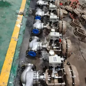 Electric Stainless Steel 316 Control Valve Flanged RF End Ball Valve Design for Water, Oil, and Steam Pipelines