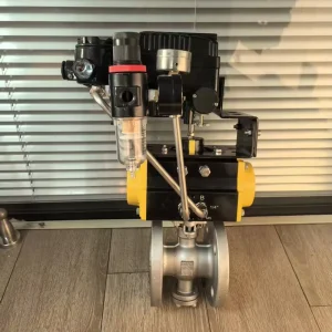 Electric Stainless Steel 316 Control Valve Flanged RF End Ball Valve Design for Water, Oil, and Steam Pipelines