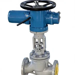 Electric Stop Valve DN100 Flange Connection for Water Media Multi Temperature Application