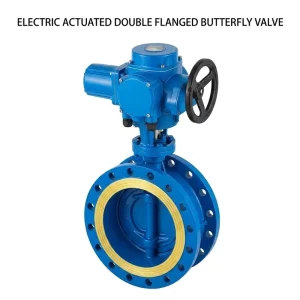 Electric Triple Offset Flanged Butterfly Valve Hard Seal Cast Steel D943H PN10 PN16 150LB 300LB Water Steam