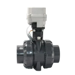 Electric UPVC Plastic Double Live Pneumatic PVC Ball Valve Acid Resistant Corrosion Resistant for Water Oil OEM Product