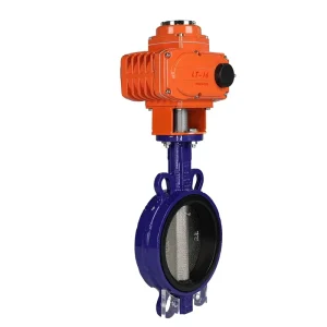 Electric Wafer Butterfly Valve High Temperature Base Explosion Proof for Water DN50-DN200 Sizes Available