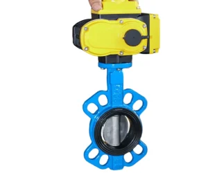 Electric Wafer Butterfly Valve for Water Gas and Oil Control OEM Customization