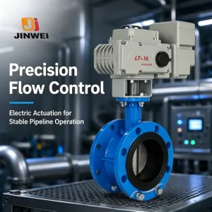 Electric Wafer Flange Butterfly Valve Soft Seal Industrial Pipeline Valve for Oil Water Gas Flange Type Butterfly Valves
