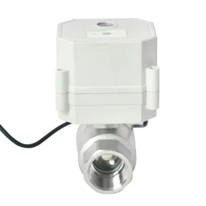 Electric Water 1 2” DC5V SS304 Ball Valve with Wi Fi Remote Control for Water Control