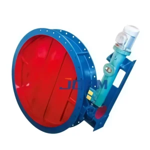 Electro Hydraulic Dust Gas Butterfly Valve for Steel Plant Dust Collection Systems