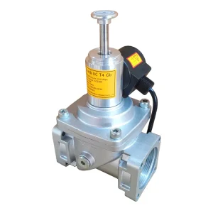 Emergency Shut-Off Gas Safety Solenoid Valve 220VAC CE Certified Aluminum Alloy