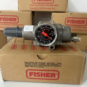 Emerson Fisher 67 CF 1664 38832 Pressure Regulator Pressure Reducing Valve with 0 160psi Pressure Gauge