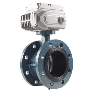 Energy Efficient Electric Soft Sealed Flanged Butterfly Valve for Industrial Water Acid Treatment