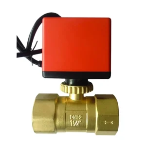 Energy Saving 1 1/4” 2WAY/3WAY Motorized Brass Solenoid Control Valve for Water HVAC Systems Parts for Hospitals