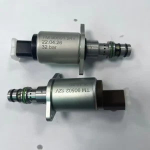 Excavator Parts for Sany SY205 SY215 SY365 Excavator Solenoid Valve TM90501 24V TM90502 12V Hydraulic Pump Solenoid Valve OEM