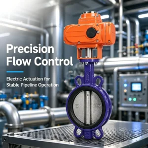 Explosion Proof Electric Clamp Butterfly Valve Electric Cast Iron Clamp Butterfly Valve for Water Supply Explosion Proof Valve