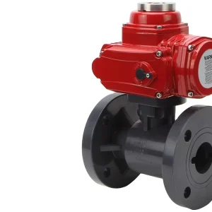 Explosion-Proof Electric UPVC Plastic Flange Ball Valve OEM Support