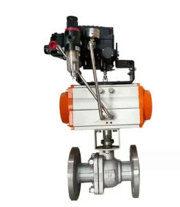 Explosion Proof Modulating 2 Inch Pneumatic Flange Ball Valve