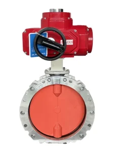 Explosion proof Electric Flanged Stainless Steel Butterfly Valve