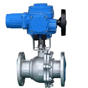 Explosion proof Intelligence IP 68 Electric Flange Ball Valve Motorized Carbon Steel DN32 DN400 200psi