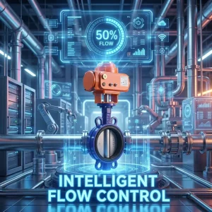 Explosion-proof Safe Design Cast Iron Wafer Connection Stable Fluid Control Water Supply Electric Clamp Butterfly Valve