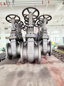 Extended Service Life Class300 Solid Wedge Bolted Threaded Stainless Steel Knife Gate Valve