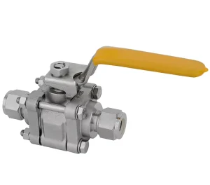 FD-LOK B5 Factory Direct Sale 3 Pieces Manual Stainless Steel 316 3000psi Instrument Ball Valve Eco-friendly OEM 1