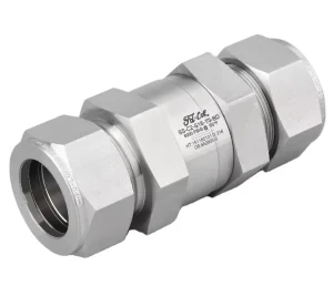 FD-LOK SS-C2 6000PSI High Pressure 1 OD Double Ferrule Stainless Steel Check Valve High Corrosion