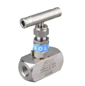 FD LOK V4 Stainless Steel 304 316L Manual 2 Way High Temperature Hydraulic Needle Valve General Use 6000PSI Forged Angle Design