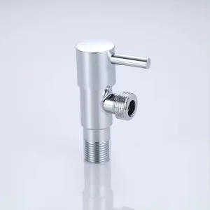 FEIDU Modern Stainless Steel Polished Plating Sanitary Ware Bathroom Angle Valve for Hotel Use for Kitchen and Bathroom