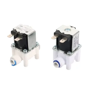 FLR 12064 12065 1/4 Inch DC12V 24V Normally Closed Plastic Low Pressure Medium Temperature Water Purifier Valve