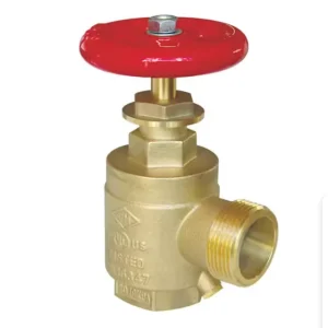 FM Approved 2.5 Inch Brass Angle S Fire Hose Valve 250 PSI NPT/NHT Thread for Fire Protection