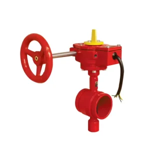 FM Approved Manual Control Butterfly Valve for Oil High Temperature Industrial Fire Sprinkler System
