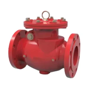FM UL Swing Check Valve Flange Check Valve Red Color Swing Check Valve
