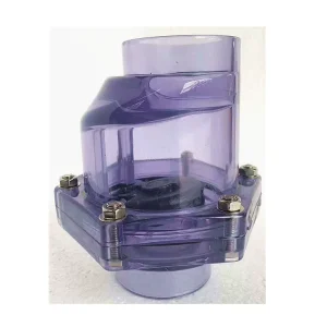 FREE Sample DN40 50mm 1 1 2″ PVC clear Transparent Back Water Valve Check Valve Non Return Stop Valve