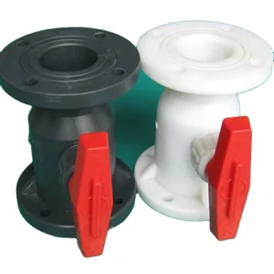 FRPP Corrosion-Resistant Ball Valve with Flange Injection-Molded Chemical Ball Valve