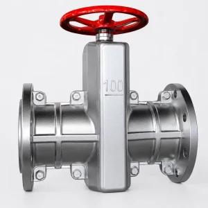 FTG Mining Manual Gate Valve with Flange Connection Wear Resistant Slurry Valve for Mineral Processing 1 Year Warranty