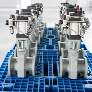 FTZ Pneumatic Actuated Gate Valve Patented Ore Discharge Rubber Tube Valve DN50 DN400
