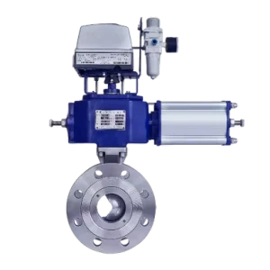 Factory 1 16 Inch V Type Pneumatic Ball Valve Hard Sealed PTFE Stainless Steel Casting Valve OEM Support