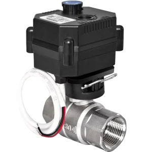 Factory 1/4 Inch 3/4 Inch 1 Inch 12V 24V Modbus RTU RS485 Protocol Electrical Motorized Ball Valve for Remote Water Control