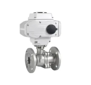 Factory 2PC 304 316 Stainless Steel Electric Flanged Ball Valves High Temperature OEM Automatic Control Industrial Chemicals
