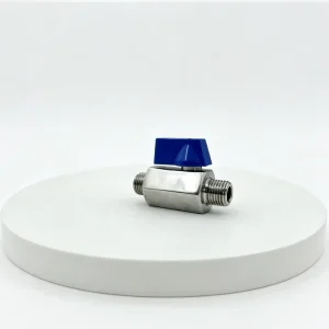Factory 304 316 Stainless Steel Male Female Threaded Mini Ball Valve 3/4 Inch DN20 PN63 Shut Off Valve for Plumbing